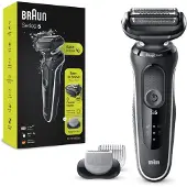 Braun Elektrischer Rasierer - Series 5 - 51-W1600s + BodyGroomer Aufsatz - schwarz & weiß