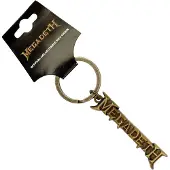 Megadeth Gold Logo v2 Schlüsselanhänger