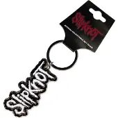 Slipknot White Logo Black Border Schlüsselanhänger