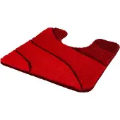 Kleine wolke WC-Vorleger Wave 55 x 55 cm, rubin GLO782112629