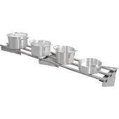 Vogue Edelstahl Wandregal 150x30cm