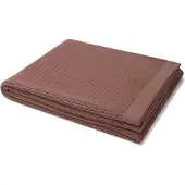 Yumeko Decke Baumwolle 150x210 Braun - Eco, Bio & Fairtrade