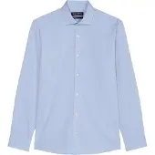 Marc O'Polo Hemd B21750442256 Himmelblau Regular Fit