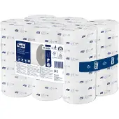 Tork Toilettenpapier 472650 OptiServe, 3-lagig, extra weich, perforiert, hüllenlos, 18 Rollen á 550 Blatt, weiß