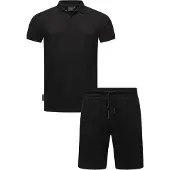 Ragwear Poloshirt "Set Porpi" 2 Stk. Modisches Herren Set aus Hemd und kurzer Hose