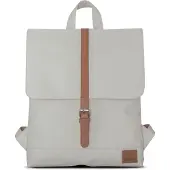 OEM Mia Stadtrucksack Grau-Braun mit Magnetverschluss und versteckten Fächern, 13-Zoll-Laptopfach