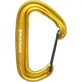 Black Diamond Miniwire Karabiner gold