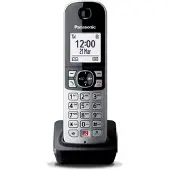 Panasonic KX-TGA685EXB, DECT-Telefon, Kabelloses Mobilteil, Freisprecheinrichtung, Anrufer-Identifikation, Schwarz