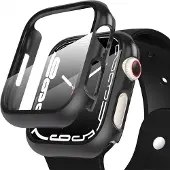 Tech-Protect Apple Watch 7 Bildschirmrahmen, Schwarz, 45 mm