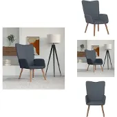 vidaXL Relaxsessel Dunkelgrau Samt - Sessel
