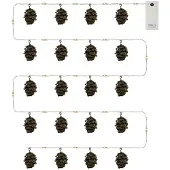 Sirius Lichterkette Molly 20 LED warmweiß 2 m innen batteriebetrieben braun