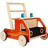 Small Foot Lauflernwagen Feuerwehr, Babyspielzeug