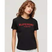 Superdry Sport Luxe Graphic Fitted Kurzarm-t-shirt
