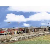 Vollmer 43550 H0 Bahnsteig Wiesental mit zwei Wartehallen