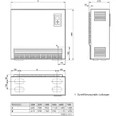Vaillant VSU 700/5 EL Elektro-Speicherheizgerät mit elektrischem Laderegler