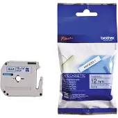 Brother Labelling Tape - 12mm, Black/Blue, Blister, M, 1,2 cm, 8m