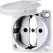 MENNEKES 11010, Typ F, 2P+E, Weiß, IP54, Universal, 230 V