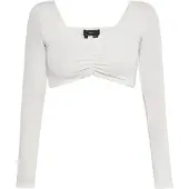 Faina Damen Top in Weiss | Gr.: M