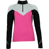 Mountain Peak T-Shirt 1. Haut mit Reißverschluss Frau