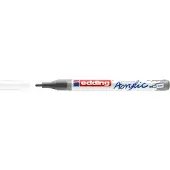 Edding 5300 Acrylmarker fein ? grau ? 1 wasserfester Acryllackmarker ? feine Rundspitze 1?2 mm ? Acryllackstift zum Zeichnen auf Leinwand, Kunstd