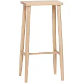 Hubsch Folk Barstool Nature - , Holz, Holz