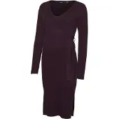 Vero Moda Saba Rib V-neck Belt Langarmkleid