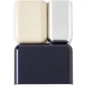 &tradition Tabata LN10 Wandleuchte Deep Blue/Ivory - &Tradition &Tradition, Tabata, dimmbar, Blau, für Wohnzimmer, Aluminium, Design