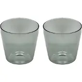Nine - Milk Trinkglas, grau (2er-Set)