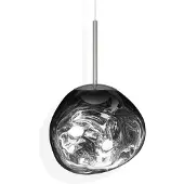 Tom Dixon Melt Mini LED-Pendelleuchte-Silber-mit LED (3000K)