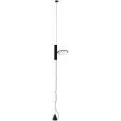 Flos OK LED-Pendelleuchte-Schwarz, mit LED (2700K), mit Kabel und Stecker, mit Berührungsdimmer