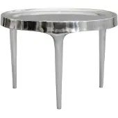 101 Copenhagen Phantom Tisch Low Chrom - , Metallisch, für Wohnzimmer, Aluminium