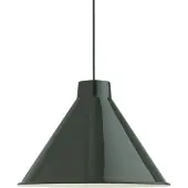 Muuto Top Pendelleuchte Ø38 Dark Green - , Grün, für Esszimmer, Metall, Design