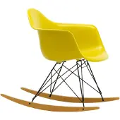 Vitra - Eames Plastic Armchair RAR RE, Ahorn gelblich / basic dark / senf
