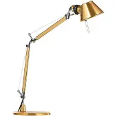 Artemide Tolomeo Micro Tavolo Tischleuchte mit Fuß-Gold