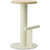 Normann Copenhagen Barhocker mit Stangenform, 65 cm, Kiefer/Sand