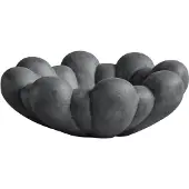 101 Copenhagen Bloom Dekoschale dunkelgrau, Ø44cm, Keramik - , Grau, Keramik