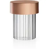 Flos Last Order Fluted Portable Tishleuchte kupfer - , Last Order, dimmbar, Kupfer, für Wohnzimmer, Glas, Design