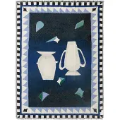 &tradition Momento Decke JH46 Midnight Blue - &Tradition &Tradition, Blau, Stoff / Textil