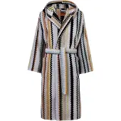 Missoni Bademantel Curt Hooded Black Multicolor-M