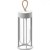 Flos In Vitro Unplugged 2700K White - , dimmbar, Weiß, für Wohnzimmer, Aluminium