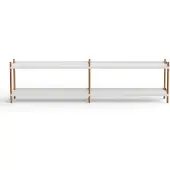 Nine - Bolt Shelving 2000 2 Shelves Grey NINE