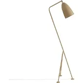 Gubi Gräshoppa Stehleuchte Olive Brown - , Gräshoppa, Braun / Rost, für Wohnzimmer, Metall, Design