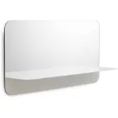 Normann Copenhagen Horizon Spiegel mit Ablage horizontal weiß