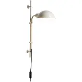 Marset Funiculi Wandleuchte Off-White - , Funiculí A, Weiß, für Wohnzimmer, Metall, Design