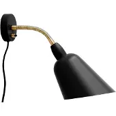 &tradition Bellevue AJ9 Wandleuchte Black/Brass - &Tradition &Tradition, Bellevue AJ9, dimmbar, Schwarz, für Wohnzimmer, Metall, Design