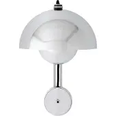 &tradition Flowerpot VP8 Wandleuchte, Stecker, verchromt - &TRADITION &Tradition, Flowerpot VP8, Metallisch, für Wohnzimmer, Metall, Design