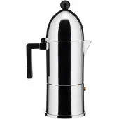 Alessi A9095/6 B, Mokka-Kanne, Aluminium, Aluminium, 100 mm, 285 mm
