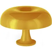 Artemide Nessino Tischleuchte Gelb - , Gelb, für Wohnzimmer, Kunststoff