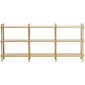 Normann Copenhagen Jam Bücherregal 8 Pfosten Eiche/Grau