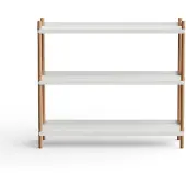 Nine - Bolt Shelving 1000 3 Shelves Grey NINE